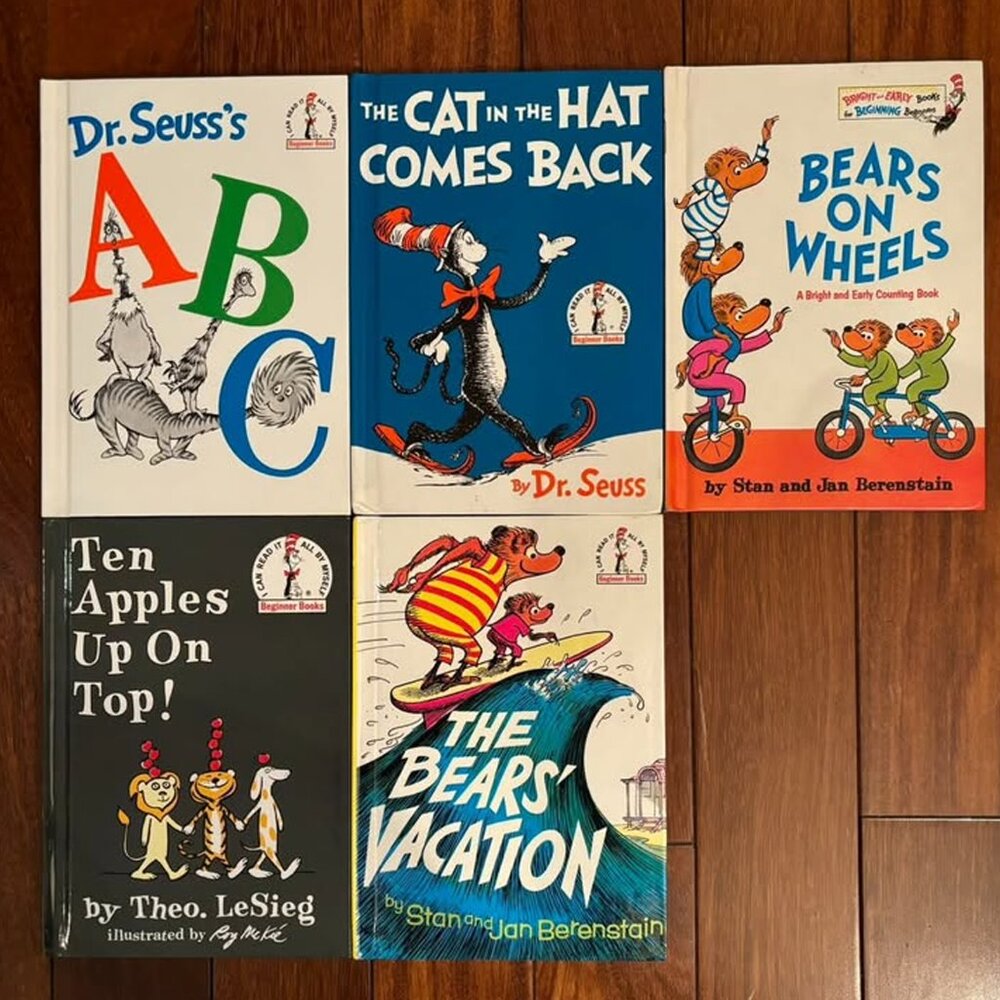 5 Dr.Seuss hardcover books